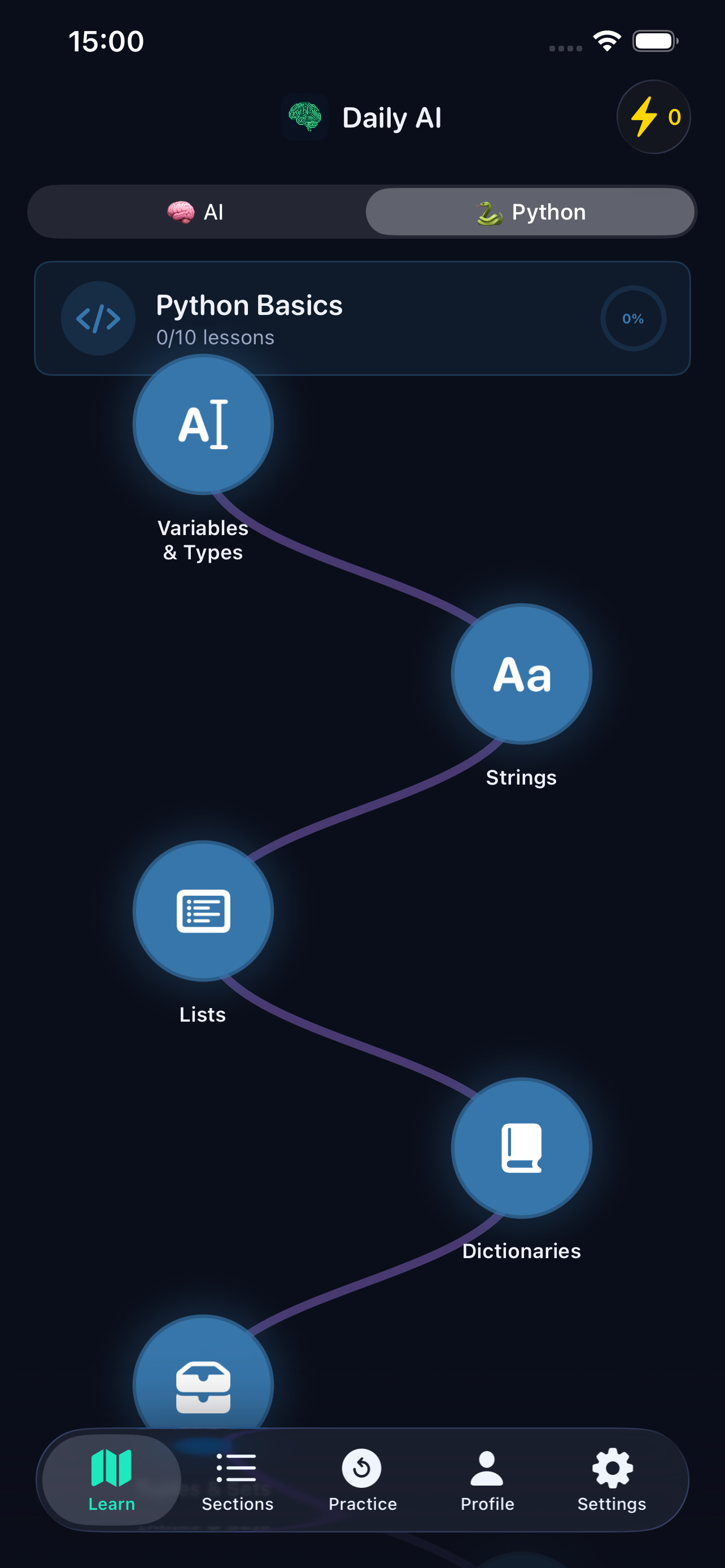 Daily AI Python course